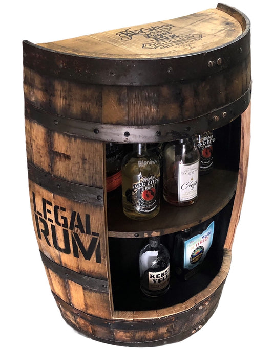 Half Rum Barrel Bar (Free Shipping!)