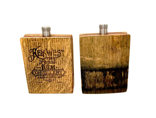 Barrel-Wood Flask